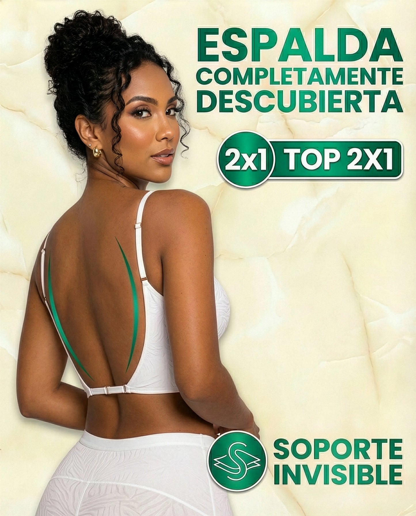 Pack x2 Top Atenea | Especial para Vestidos de Espalda Descubierta